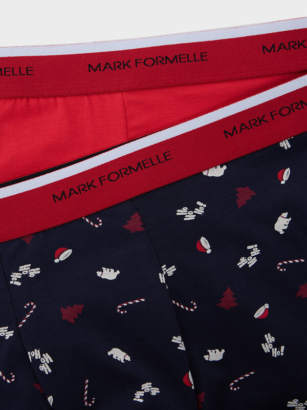 MARK FORMELLE Трусы 575375 411228-2 НГ набивка на т.синем +красный