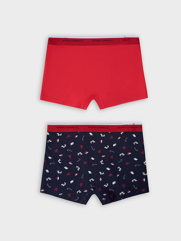 MARK FORMELLE Трусы 575375 411228-2 НГ набивка на т.синем +красный