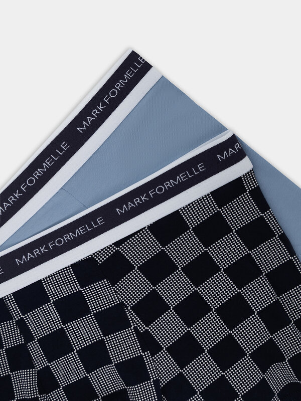 MARK FORMELLE Трусы 575376 411228-2 клетка на глубоком синем +п.голубой