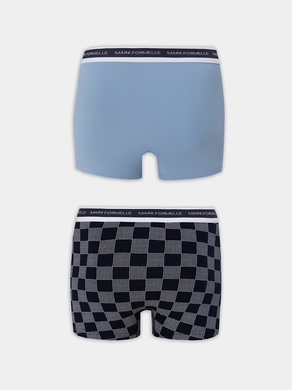 MARK FORMELLE Трусы 575376 411228-2 клетка на глубоком синем +п.голубой