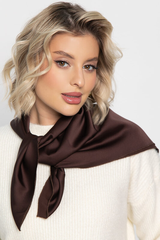 LT Collection Косынка 575407 КЗВ9-53М коричневый