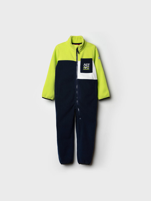 PLAYTODAY Комбинезон 575440 32512110 белый,зеленый,тёмно-синий