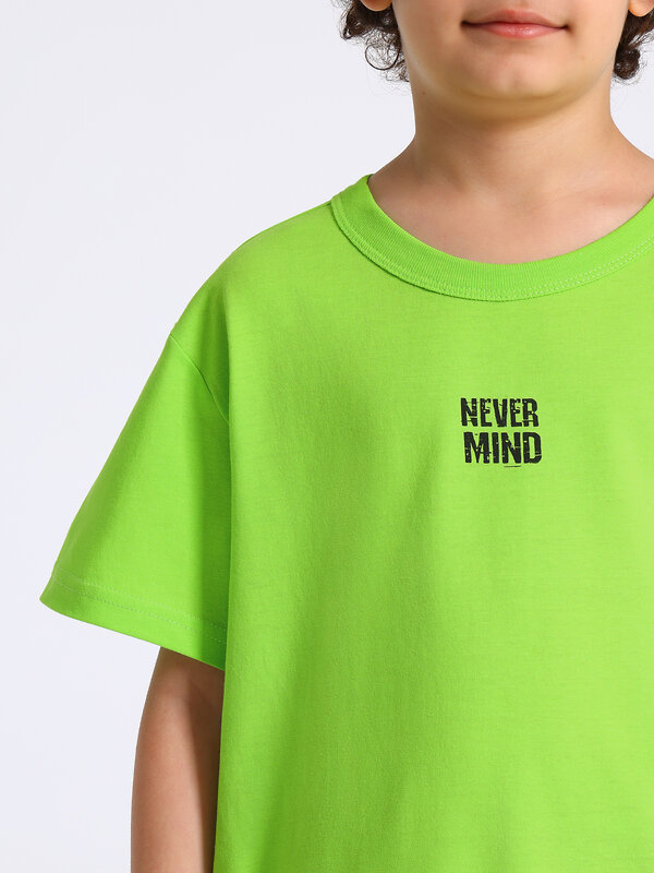 Апрель Футболка 575447 1ПДФК4332001 ярко-салатовый