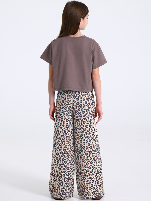 Апрель Комплект 575454 2ДФБ5825001н светло-коричневый+коричневый леопард на бежевом / Мечтай