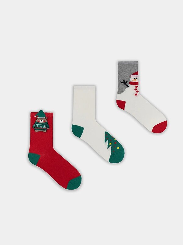 MARK FORMELLE Детские носки 575643 430A-3439 я.красный /молочный /сер.меланж/