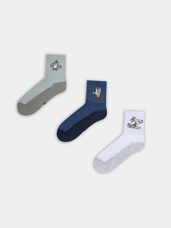 MARK FORMELLE Детские носки 575648 444A-3167 джинсовый /св.оливка /белый/