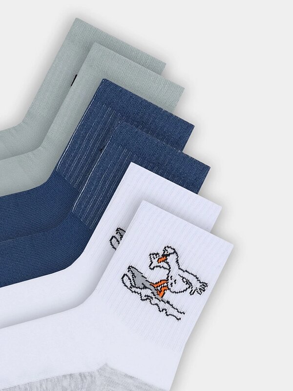 MARK FORMELLE Детские носки 575648 444A-3167 джинсовый /св.оливка /белый/