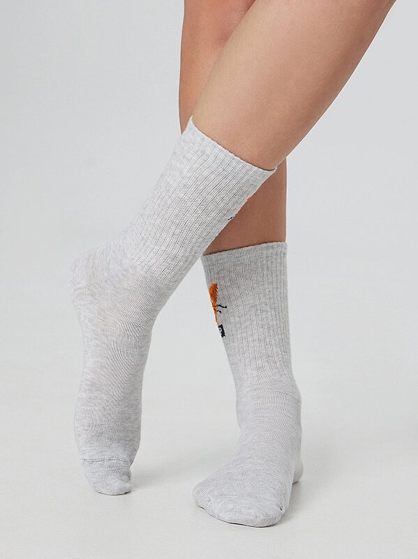 MARK FORMELLE Женские носки 575654 217K-2667 св.серый меланж
