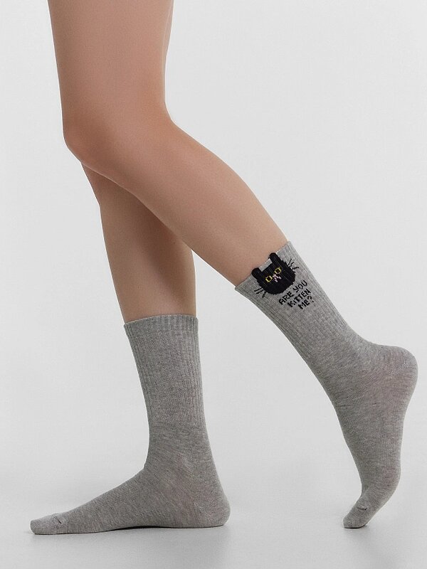 MARK FORMELLE Женские носки 575659 217K-3010 серый меланж