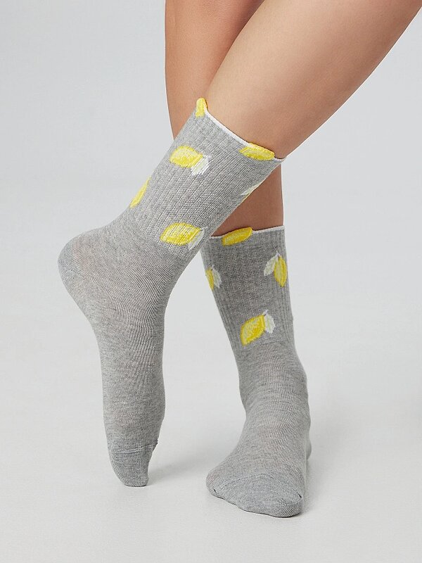 MARK FORMELLE Женские носки 575664 217K-3319 серый меланж