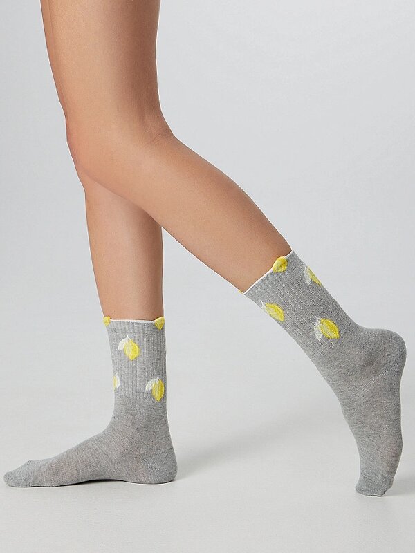 MARK FORMELLE Женские носки 575664 217K-3319 серый меланж