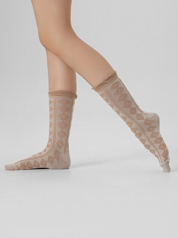 MARK FORMELLE Женские носки 575668 237K-3113 капучино