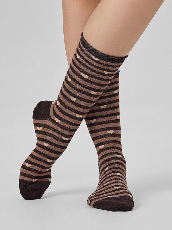 MARK FORMELLE Женские носки 575676 245K-3056 т.коричневый