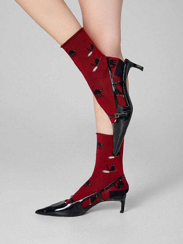 MARK FORMELLE Женские носки 575680 245K-3329 вишневый