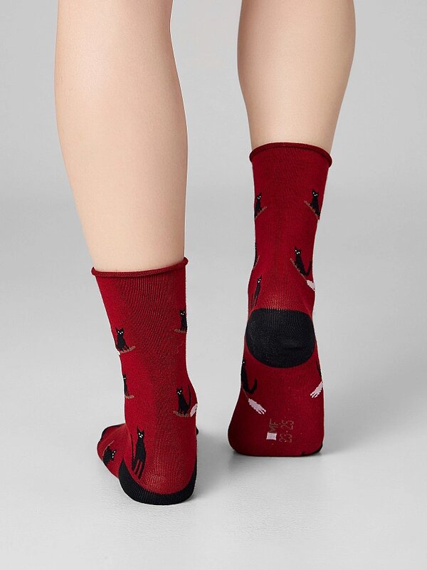 MARK FORMELLE Женские носки 575680 245K-3329 вишневый