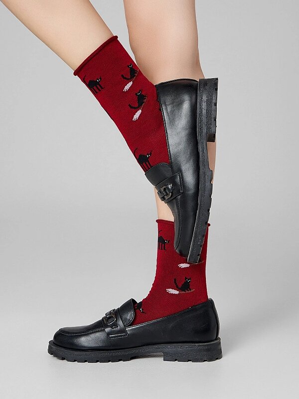 MARK FORMELLE Женские носки 575680 245K-3329 вишневый