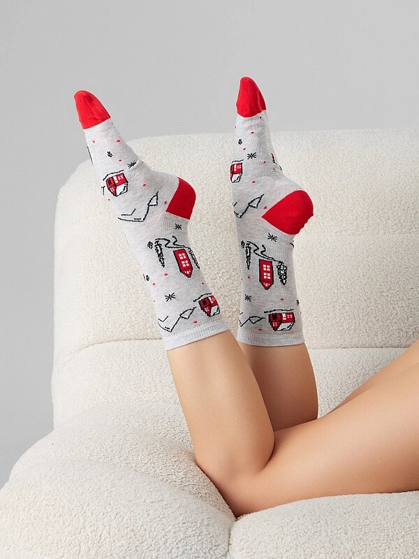 MARK FORMELLE Женские носки 575683 273K-3433 св.серый меланж