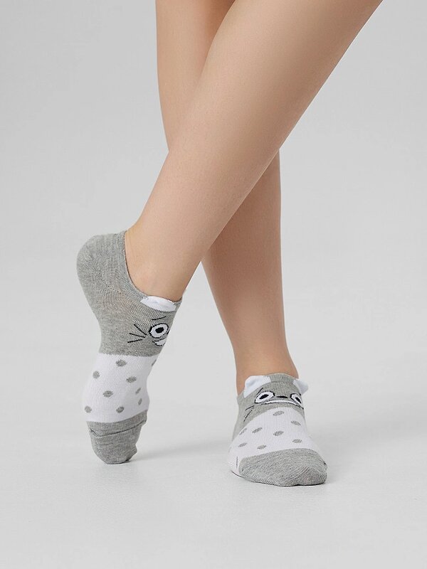 MARK FORMELLE Женские носки 575701 397K-2749 серый меланж
