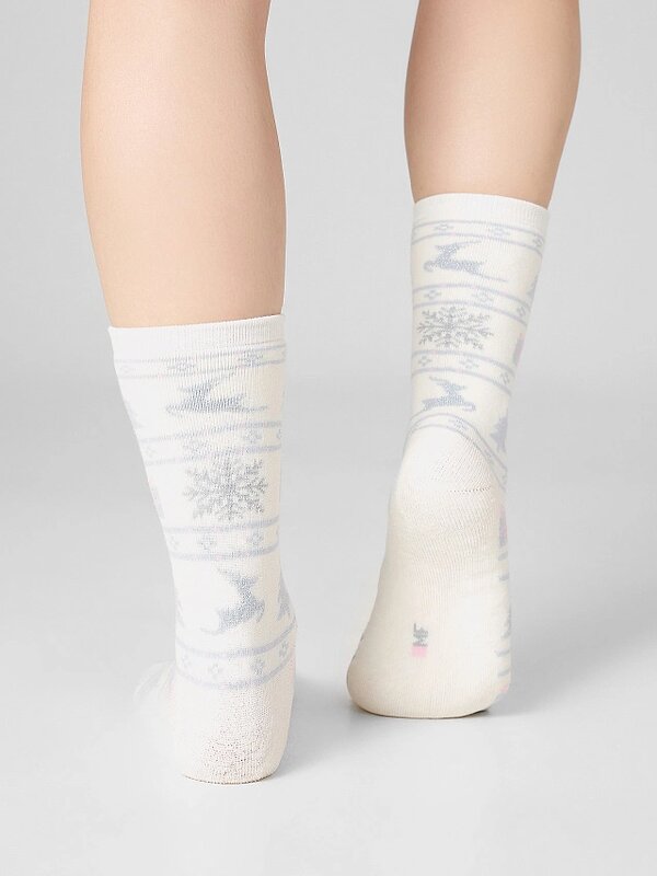 MARK FORMELLE Женские носки 575712 375K-1792 молочный