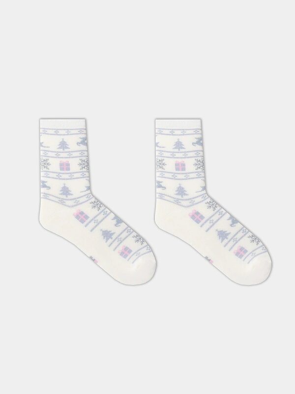 MARK FORMELLE Женские носки 575712 375K-1792 молочный