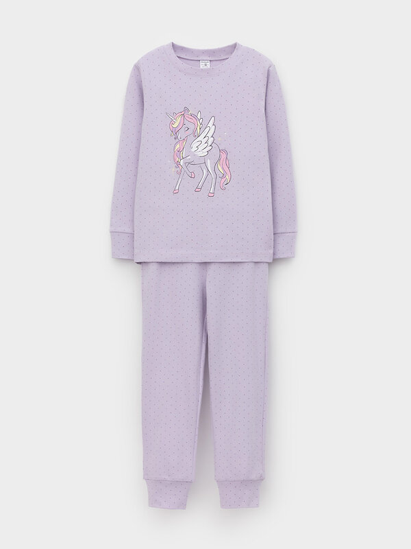 CROCKID Пижама 575738 К 1621 фиолетовый