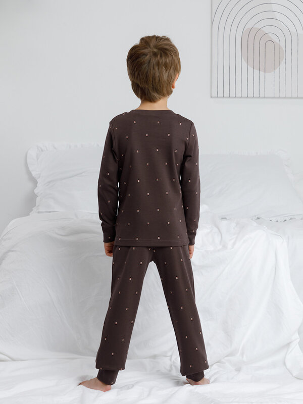CROCKID Пижама 575740 К 1621 коричневый