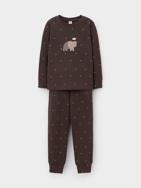 CROCKID Пижама 575740 К 1621 коричневый