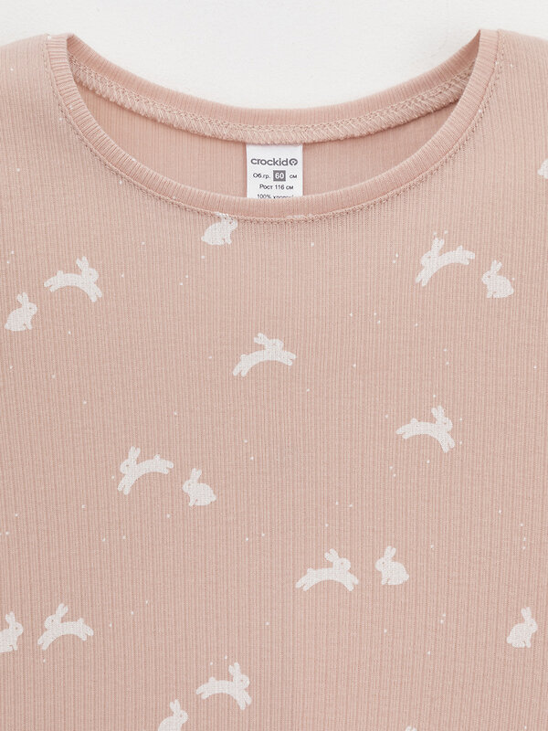 CROCKID Пижама 575742 К 1618 розовый