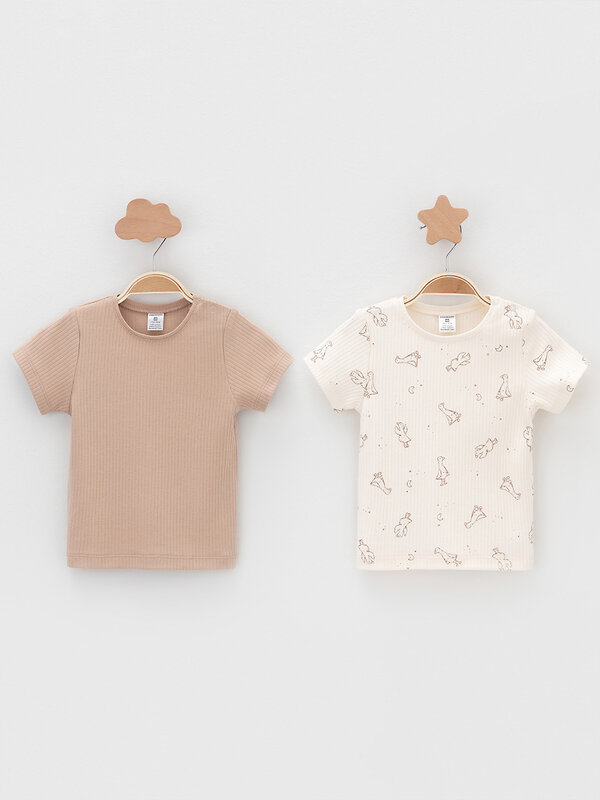 CROCKID Футболка 575747 К 302521-2уп сахар