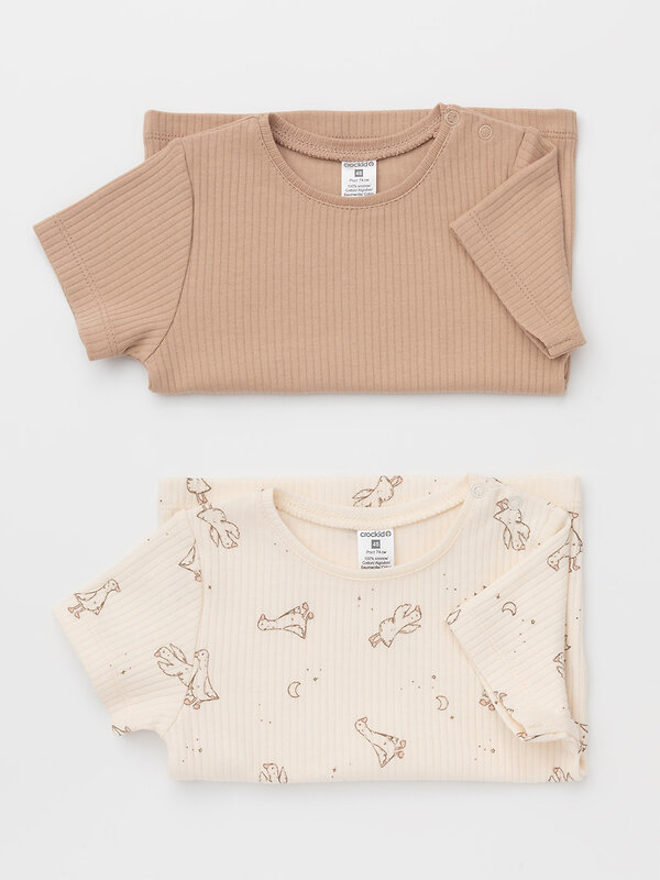 CROCKID Футболка 575747 К 302521-2уп сахар