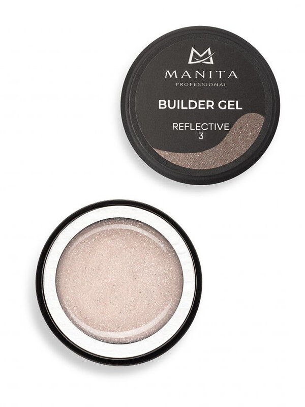 MANITA Гель моделирующий для ногтей светоотражающий / Builder Gel Reflective №03, 15 мл 575766 28232 