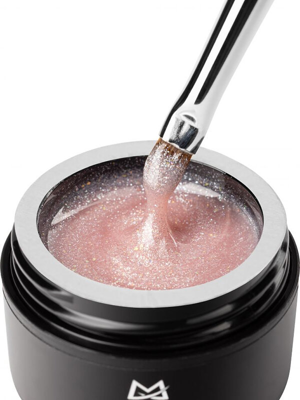MANITA Гель моделирующий для ногтей с хлопьями юки / Builder Gel Moonlight №03, 15 мл 575767 28226 