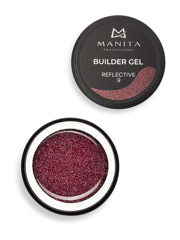 MANITA Гель моделирующий для ногтей светоотражающий / Builder Gel Reflective №09, 15 мл 575769 28238 