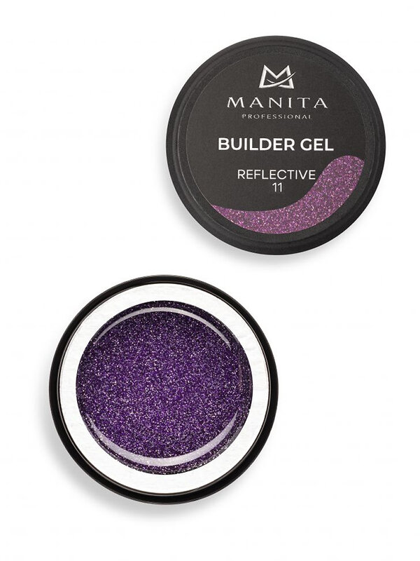 MANITA Гель моделирующий для ногтей светоотражающий / Builder Gel Reflective №11, 15 мл 575771 28240 