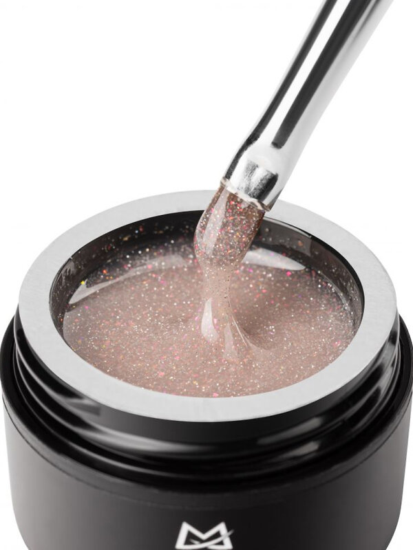 MANITA Гель моделирующий для ногтей с хлопьями юки / Builder Gel Flash №05, 15 мл 575779 28222 