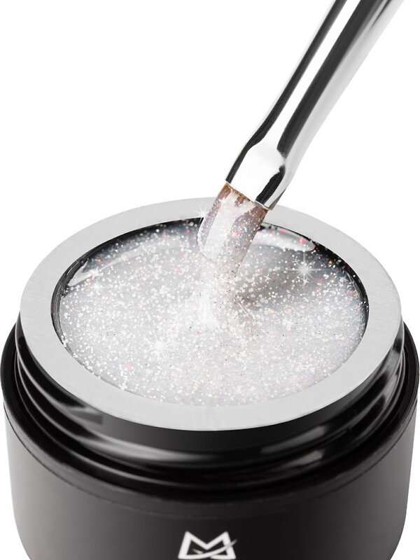 MANITA Гель моделирующий для ногтей с хлопьями юки / Builder Gel Flash №06, 15 мл 575782 28223 