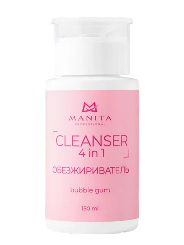 MANITA Обезжириватель для ногтей универсальный 4 в 1 / Bubble Gum, 150 мл 575806 28242 