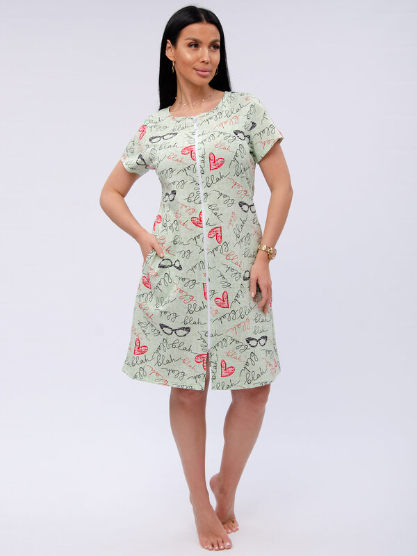 Malina Халат 575828 382н светло-зелёный