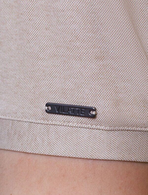 VILATTE Футболка 575857 U49.044 бежевый меланж