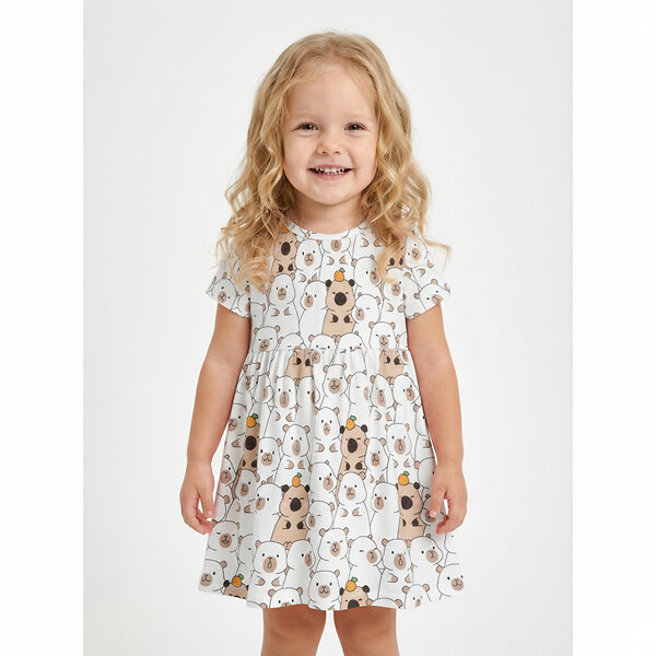 YOULALA Платье 575880 1338200711 белый/бежевый