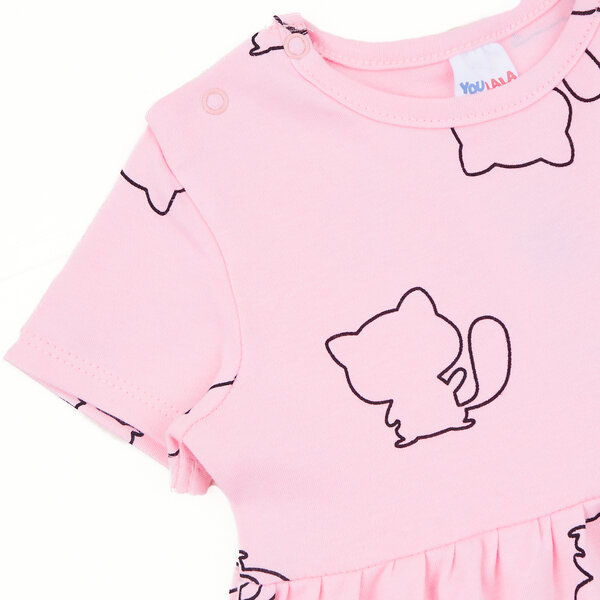 YOULALA Платье 575881 1338200716 розовый