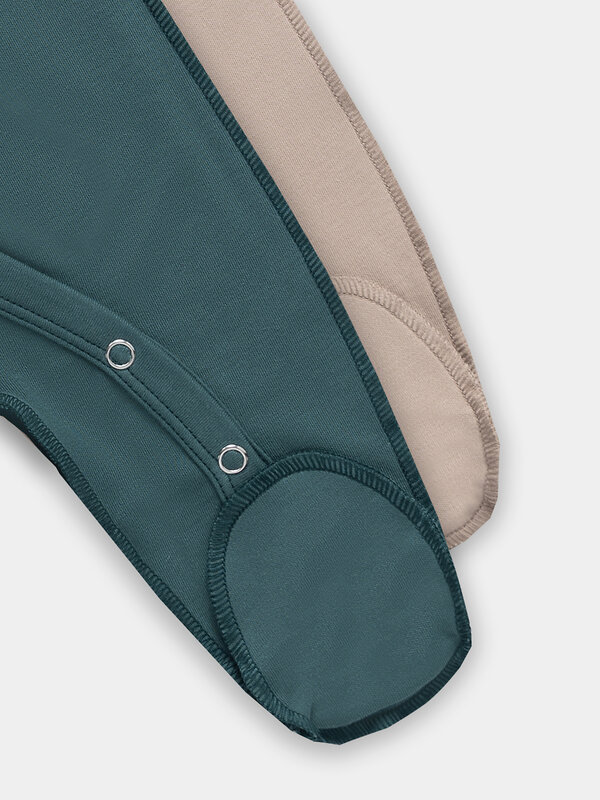 MARK FORMELLE Комбинезон 575899 14005-1-2 бежевый +изумруд +печать