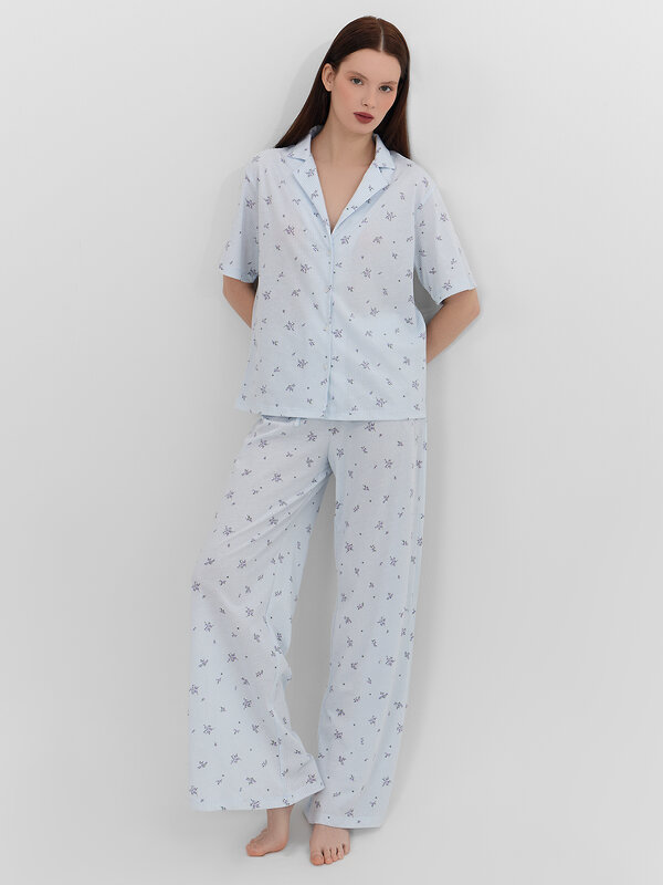 MARK FORMELLE Комплект 575906 592554 цветы на голубой полоске