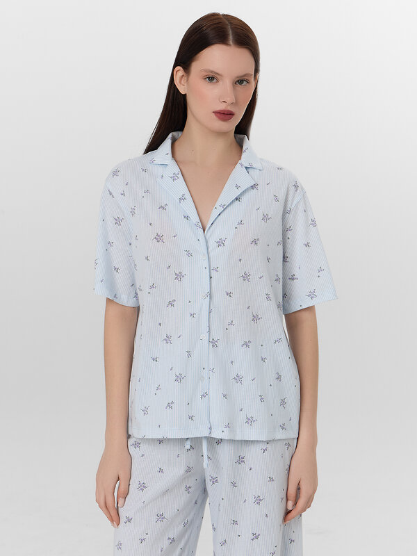 MARK FORMELLE Комплект 575906 592554 цветы на голубой полоске