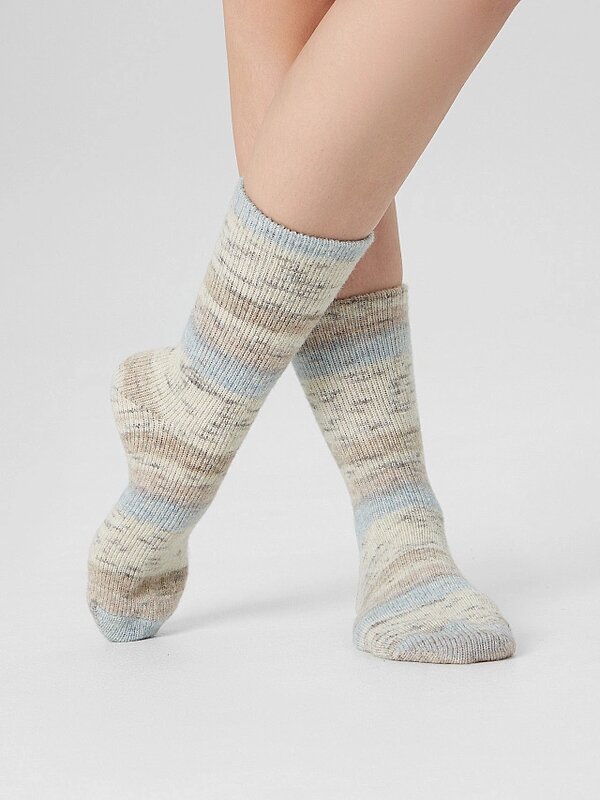 MARK FORMELLE Женские носки 575909 399K-3364 коричневый /голубой