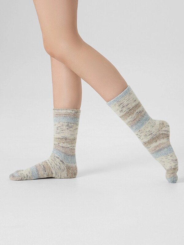 MARK FORMELLE Женские носки 575909 399K-3364 коричневый /голубой