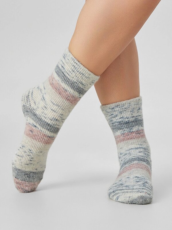 MARK FORMELLE Женские носки 575910 399K-3364 серый /розовый
