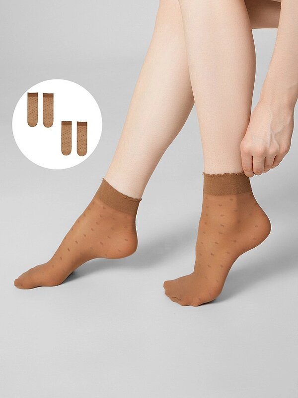 MARK FORMELLE Женские носки 575911 1047PA-3014 бронзовый