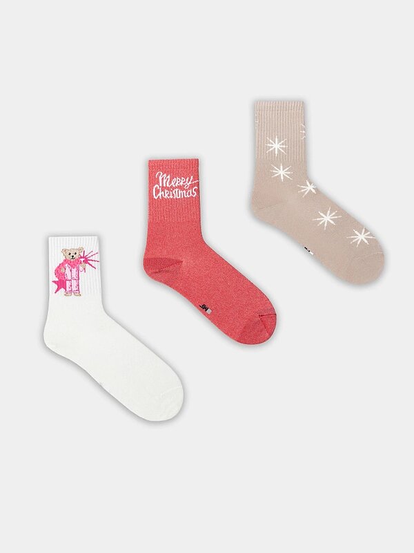 MARK FORMELLE Женские носки 575919 217A-3426 молочный /я.красный /капучино/