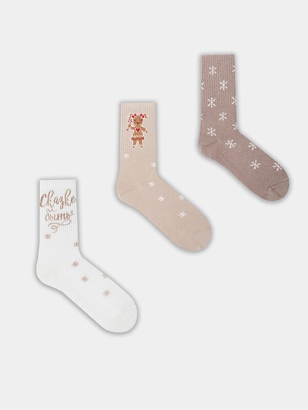 MARK FORMELLE Женские носки 575920 217A-2164 молочный /капучино /карамель/